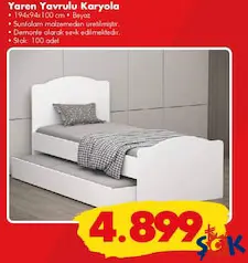 GARAJ HOME YAREN YAVRULU KARYOLA fiyat ve kampanya bilgisi